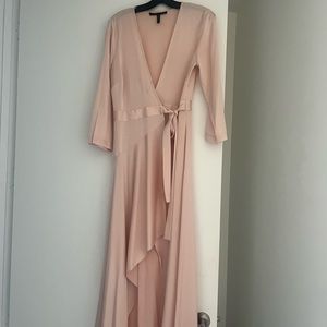 Elegant blush dress